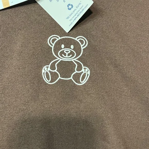 Hippie Rose Graphic Cropped Hoodie - Womens Brown Cozy Pullover Sweatshirt - Picture 9 of 15